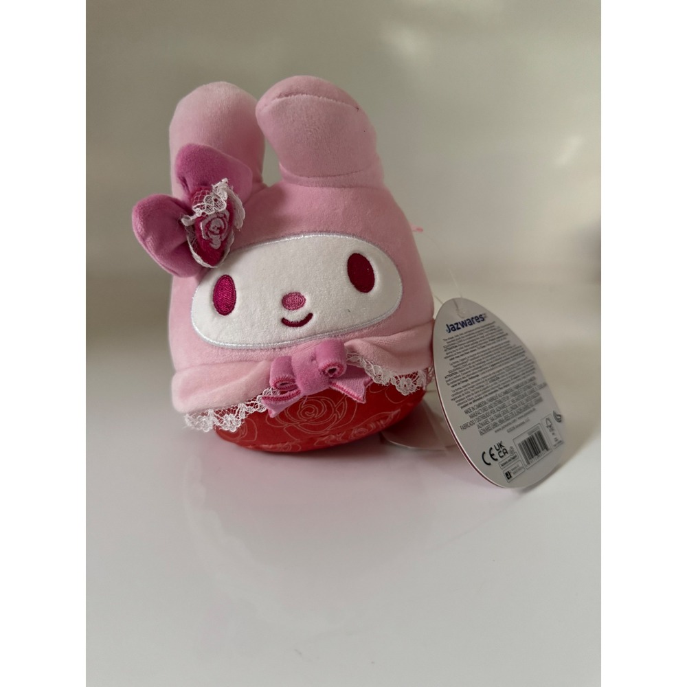 Squishmallows My Melody Sanrio Hello Kitty and Friends Pink Lace Plush 5 Inch